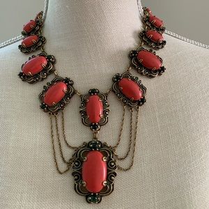 Victorian revival necklace and Bracelet
